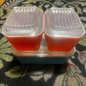 Vintage Pyrex Storage Trio